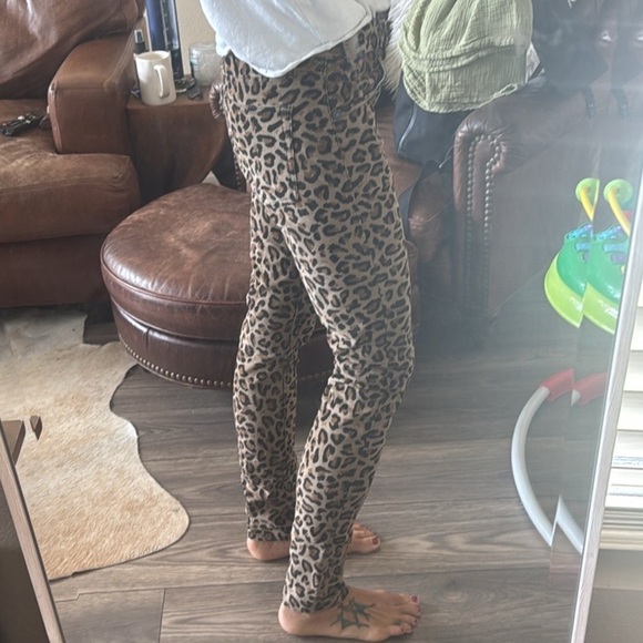 R13 Pants - R13 Allison skinny Leopard Print Pants